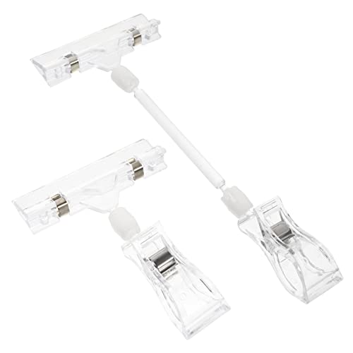 CLISPEED 6 Stück Preisdisplay Clips für Supermärkte Transparente Werbe Clips zur Preisanzeige Robuste und Langlebige Halter für Etiketten und Schilder CLISPEED 6 Stück Preisdisplay Clips für Supermärkte Transparente Werbe Clips zur Preisanzeige Robuste und Langlebige Halter für Etiketten und Schilder von CLISPEED