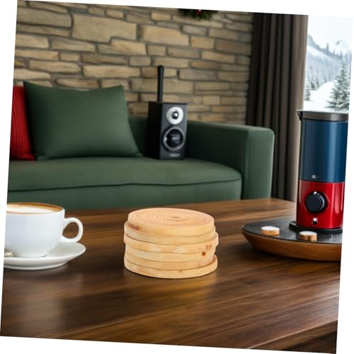 CLISPEED 6 Stück Runde Holzscheiben Naturbelassene Blanke Holzscheiben für Diy Malerei Rustikale Tischuntersetzer und Kreative Wohnaccessoires CLISPEED 6 Stück Runde Holzscheiben Naturbelassene Blanke Holzscheiben für Diy Malerei Rustikale Tischuntersetzer und Kreative Wohnaccessoires von CLISPEED