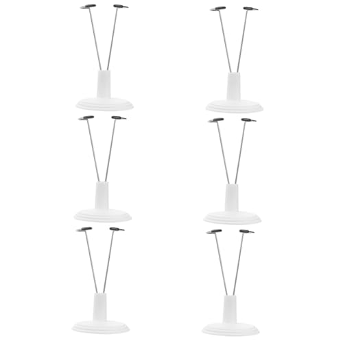 CLISPEED 6 Stück Stützrahmen Für Puppen Puppenständer Verstellbar Puppenanzeige Gestell Unterstützung Der Puppenhalterung Stützständer Für Puppen Miniatur-puppenständer Für Puppenstand Weiß von CLISPEED