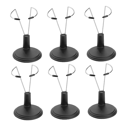 CLISPEED 6 Stück Stützrahmen für Puppen doll Accessories Spielzeughalterung Puppenpräsentation Puppenmodellstütze Puppenständer Figur Stand Puppenregal Spielzeugmodell Halterung Black CLISPEED 6 Stück Stützrahmen für Puppen doll Accessories Spielzeughalterung Puppenpräsentation Puppenmodellstütze Puppenständer Figur Stand Puppenregal Spielzeugmodell Halterung Black von CLISPEED