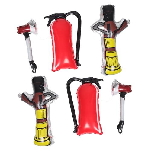CLISPEED 6 Stück Teiliges Feuerwehr Party Deko mit Aufblasbarem Feuerlöscher Axt und Hydrant Bunte Feuerwehr Luftballons für Kindergeburtstag Notfall Einsatz Motto für Jungen und Mädchen CLISPEED 6 Stück Teiliges Feuerwehr Party Deko mit Aufblasbarem Feuerlöscher Axt und Hydrant Bunte Feuerwehr Luftballons für Kindergeburtstag Notfall Einsatz Motto für Jungen und Mädchen von CLISPEED