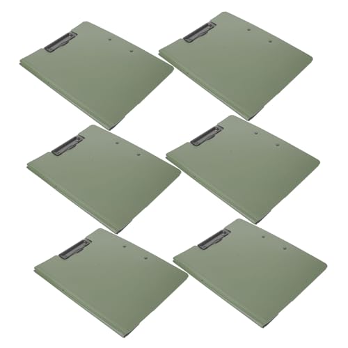 CLISPEED 6 Stück Teiliges Klemmbrett mit Drehbarem Deckel Doppelte Horizontale und Clips Multifunktionales Klemmbrett für Dokumentenablage Schreibunterlage und Aktenorganisation in CLISPEED 6 Stück Teiliges Klemmbrett mit Drehbarem Deckel Doppelte Horizontale und Clips Multifunktionales Klemmbrett für Dokumentenablage Schreibunterlage und Aktenorganisation in von CLISPEED