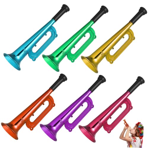 CLISPEED 6 Stück Teiliges Kunststoff Bunte Trompeten Cheerleading Props Leichte Party Tröten für Sportveranstaltungen und Kindergeburtstage Geeignet CLISPEED 6 Stück Teiliges Kunststoff Bunte Trompeten Cheerleading Props Leichte Party Tröten für Sportveranstaltungen und Kindergeburtstage Geeignet von CLISPEED