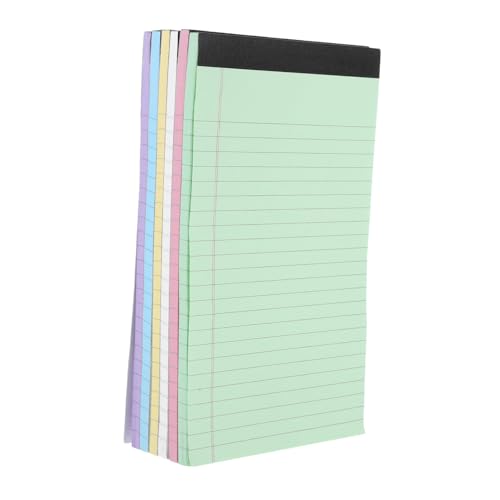 CLISPEED 6 Stück Teiliges Liniertes Memo Pad Abreißbare Schreibblöcke in Farben Praktisches Notizbuch für Tägliche Aufgaben Zielsetzung und Gewohnheitstracking Tragbar für Schule und Büro CLISPEED 6 Stück Teiliges Liniertes Memo Pad Abreißbare Schreibblöcke in Farben Praktisches Notizbuch für Tägliche Aufgaben Zielsetzung und Gewohnheitstracking Tragbar für Schule und Büro von CLISPEED