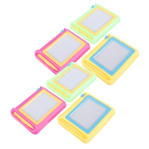 CLISPEED 6 Stück Teiliges Magnetisches Zeichenbrett für Kleinkinder Wiederverwendbares Lernspielzeug aus Sicherem Kunststoff Fördert Kreativität und Vorstellungskraft von Jungen und CLISPEED 6 Stück Teiliges Magnetisches Zeichenbrett für Kleinkinder Wiederverwendbares Lernspielzeug aus Sicherem Kunststoff Fördert Kreativität und Vorstellungskraft von Jungen und von CLISPEED