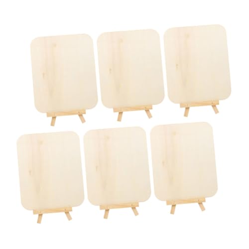 CLISPEED 6 Stück Teiliges Malbrett Holz Diy Malset für Kindergarten Leicht und Tragbar zum Ausstellen von Kunstwerken Raumdekoration CLISPEED 6 Stück Teiliges Malbrett Holz Diy Malset für Kindergarten Leicht und Tragbar zum Ausstellen von Kunstwerken Raumdekoration von CLISPEED