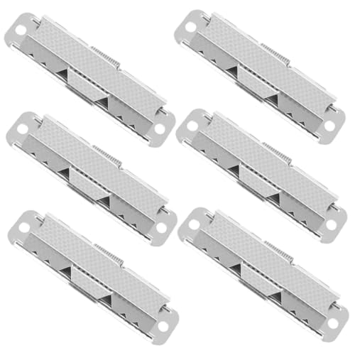 CLISPEED 6 Stück Teiliges Metallischer Binderclips Stabile Wiederverwendbare Klemmbrett Clips für Büro Schule und Zuhause Vielseitig Einsetzbar für Dokumentenfixierung Etikettierung von CLISPEED