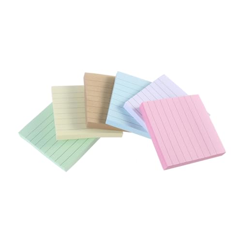 CLISPEED 6 Stück Teiliges Mini Notizblock Liniertes Tragbares Schreibheft und Handlich Bunte Farben für Schule und Büro Notizpad für To Do Listen und Notizen Zufällige Zufällige Farbe von CLISPEED