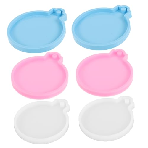 CLISPEED 6 Stück Teiliges Silikon Schmuck Anhänger Formen für DIY Ohrringe und Halsketten Flexible und Langlebige Gießform mit Glatter Oberfläche zum Selbermachen von Schmuck und CLISPEED 6 Stück Teiliges Silikon Schmuck Anhänger Formen für DIY Ohrringe und Halsketten Flexible und Langlebige Gießform mit Glatter Oberfläche zum Selbermachen von Schmuck und von CLISPEED