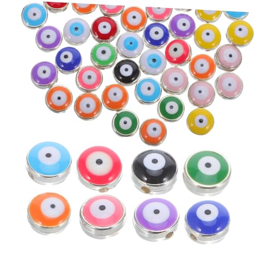 CLISPEED 60 Stück Flache Runde Spacer für Diy Schmuck Armbänder und Schlüsselanhänger Bunte Designs für Besondere Anlässe CLISPEED 60 Stück Flache Runde Spacer für Diy Schmuck Armbänder und Schlüsselanhänger Bunte Designs für Besondere Anlässe von CLISPEED