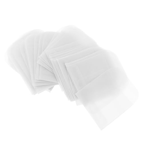 CLISPEED 60 Stück Klare Mini Papiertüten für Schmuck Fotos Knöpfe und Accessoires Transparent Vielseitig Einsetzbar für Organisation von CLISPEED