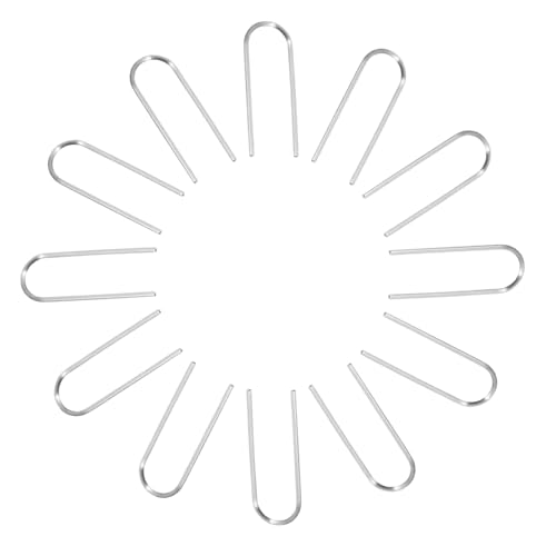 CLISPEED 60 Stück Teiliges Hochtemperatur Nichrom U Haken mit Aufbewahrungsbox Hitzebeständiger Schmuckdraht für Keramikornamente Glasfusing DIY Anhänger und Brennofenzubehör CLISPEED 60 Stück Teiliges Hochtemperatur Nichrom U Haken mit Aufbewahrungsbox Hitzebeständiger Schmuckdraht für Keramikornamente Glasfusing DIY Anhänger und Brennofenzubehör von CLISPEED