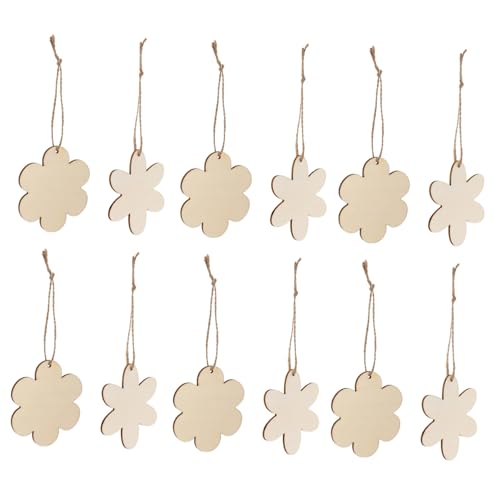 CLISPEED 60 Stück Teiliges Holzblumen Bastelset mit Unbemalten Polierten Holzanhängern und Kordeln DIY Graffito Holzdekorationen für Geburtstag Hochzeit Garten und Raumgestaltung CLISPEED 60 Stück Teiliges Holzblumen Bastelset mit Unbemalten Polierten Holzanhängern und Kordeln DIY Graffito Holzdekorationen für Geburtstag Hochzeit Garten und Raumgestaltung von CLISPEED