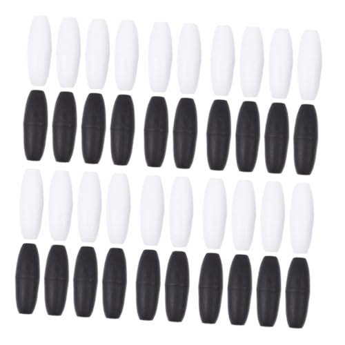 CLISPEED 60 Stück Teiliges Kunststoff Breakaway Verschlüsse Plastik Steckverbinder für DIY Schlüsselbänder Armband Schmuckherstellung in Schwarz und Weiß Praktische Schnurverbinder CLISPEED 60 Stück Teiliges Kunststoff Breakaway Verschlüsse Plastik Steckverbinder für DIY Schlüsselbänder Armband Schmuckherstellung in Schwarz und Weiß Praktische Schnurverbinder von CLISPEED