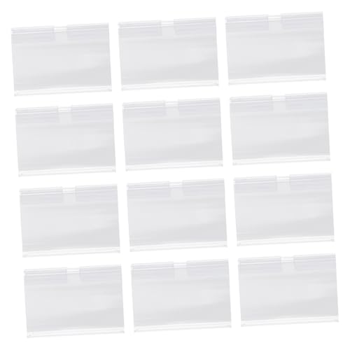 CLISPEED 60 Stück Teiliges Transparenter Preisschildhalter aus Praktischer Etikettenhalter für Supermarkt Preisschilder Einfache Installation Klarer Sichtschutz für Verkaufsinformationen CLISPEED 60 Stück Teiliges Transparenter Preisschildhalter aus Praktischer Etikettenhalter für Supermarkt Preisschilder Einfache Installation Klarer Sichtschutz für Verkaufsinformationen von CLISPEED