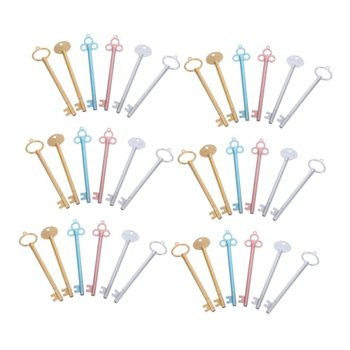CLISPEED 60 Stück Teiliges Vintage Schlüssel Gel Stift Bunte Farben Langlebige Leichter Kugelschreiber für Schüler Schule Schreibbedarf Geschenkideen CLISPEED 60 Stück Teiliges Vintage Schlüssel Gel Stift Bunte Farben Langlebige Leichter Kugelschreiber für Schüler Schule Schreibbedarf Geschenkideen von CLISPEED
