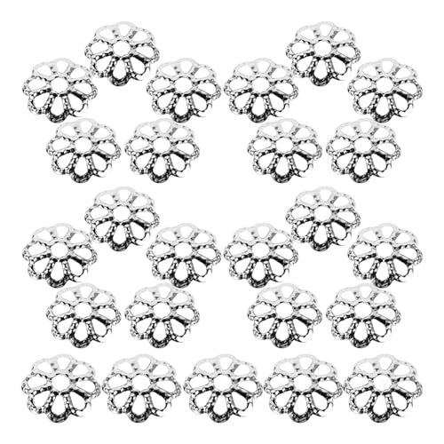 CLISPEED 600 Stück Blumenperlen Kappen Hohes Spacer Ende Charms für Diy Schmuck Armbänder und Ohrringe Designs CLISPEED 600 Stück Blumenperlen Kappen Hohes Spacer Ende Charms für Diy Schmuck Armbänder und Ohrringe Designs von CLISPEED