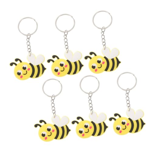 CLISPEED 6Stücke Bienen Schlüsselanhänger Süße Bienen Motto Party Gastgeschenke Dekorative Schlüsselanhänger Für Autos Taschen Und Geldbörsen Niedliche Bienen Anhänger CLISPEED 6Stücke Bienen Schlüsselanhänger Süße Bienen Motto Party Gastgeschenke Dekorative Schlüsselanhänger Für Autos Taschen Und Geldbörsen Niedliche Bienen Anhänger von CLISPEED