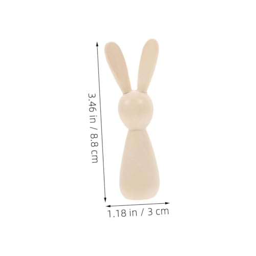 CLISPEED 7 Stück Teiliges Kleine Holz Hasenfiguren zum Bemalen Natürliche Diy Bunny Skulpturen Holz Kompakte Hasen Ornamente für und Osterdekoration Handgefertigte Tier Deko CLISPEED 7 Stück Teiliges Kleine Holz Hasenfiguren zum Bemalen Natürliche Diy Bunny Skulpturen Holz Kompakte Hasen Ornamente für und Osterdekoration Handgefertigte Tier Deko von CLISPEED