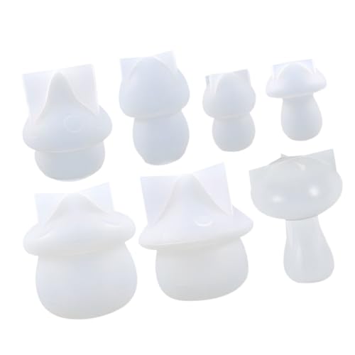CLISPEED 7 Stück Teiliges Silikon Gießformen Pilzform DIY Epoxidharz Schmuck Tray Mold für Kreative Dekoration und Individuelle Handwerksprojekte CLISPEED 7 Stück Teiliges Silikon Gießformen Pilzform DIY Epoxidharz Schmuck Tray Mold für Kreative Dekoration und Individuelle Handwerksprojekte von CLISPEED