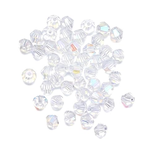 CLISPEED 720 Stück Kristallperlen Transparent Facettierte Doppelkegel Perlen für Schmuckherstellung DIY Armband Halskette Basteln Zubehör CLISPEED 720 Stück Kristallperlen Transparent Facettierte Doppelkegel Perlen für Schmuckherstellung DIY Armband Halskette Basteln Zubehör von CLISPEED