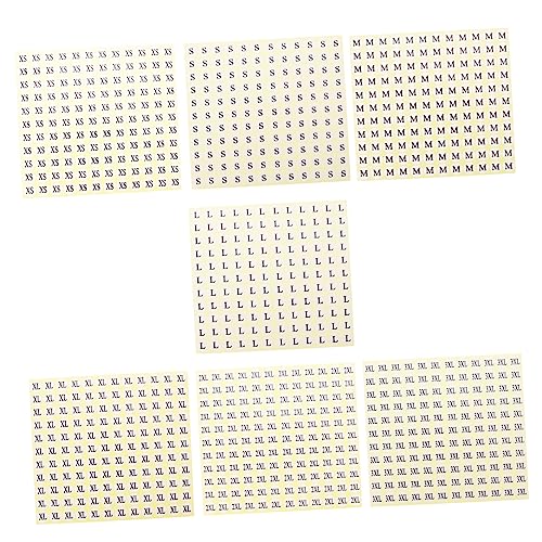 CLISPEED 7Packs Runde Selbstklebende Größenaufkleber für Kleidung mit Verschiedenen Xs bis Xxxl Praktische Etiketten zur Schnellen Inventur und Übersichtlichen Sortierung CLISPEED 7Packs Runde Selbstklebende Größenaufkleber für Kleidung mit Verschiedenen Xs bis Xxxl Praktische Etiketten zur Schnellen Inventur und Übersichtlichen Sortierung von CLISPEED