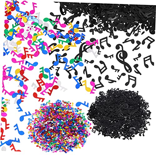 CLISPEED 8 Packungen Musiknoten Konfetti Bunte Tischdekoration für Partys Hochzeiten Abschlussfeiern Streudeko für Kreative Anlässe CLISPEED 8 Packungen Musiknoten Konfetti Bunte Tischdekoration für Partys Hochzeiten Abschlussfeiern Streudeko für Kreative Anlässe von CLISPEED