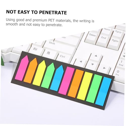 CLISPEED 8 Sätze Bunte Pet Haftnotizen pro Selbstklebende Page Marker und Memo Pads Farbige Index tabs für Buchannotation Glattes Schreiben Praktisch für Büro und Schule CLISPEED 8 Sätze Bunte Pet Haftnotizen pro Selbstklebende Page Marker und Memo Pads Farbige Index tabs für Buchannotation Glattes Schreiben Praktisch für Büro und Schule von CLISPEED