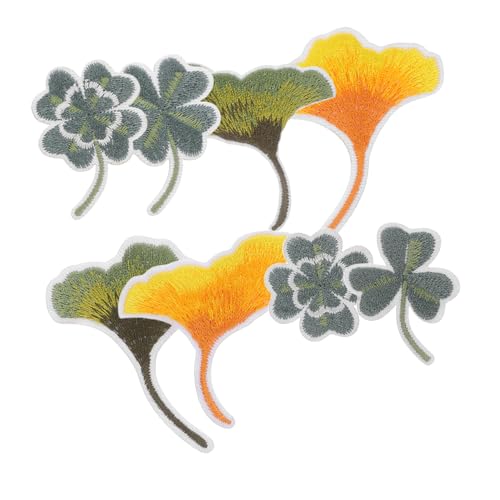 CLISPEED 8 Stück Gradient Ginkgo und Patches für Kleidung Taschen und Schuhe Diy Dekoration von CLISPEED