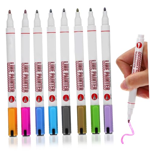 CLISPEED 8 Stück Teiliges Glitter Marker Metallic Glitzerstifte zum Zeichnen und Scrapbooking Langlebige Kunststoff Marker mit Glatter Schreibfunktion für Künstler und Bastelarbeiten CLISPEED 8 Stück Teiliges Glitter Marker Metallic Glitzerstifte zum Zeichnen und Scrapbooking Langlebige Kunststoff Marker mit Glatter Schreibfunktion für Künstler und Bastelarbeiten von CLISPEED