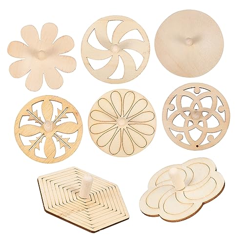 CLISPEED 8 Stück Teiliges Holz Gyroskop Unbemalte Drehbare Kreiselspielzeuge Kleine Gyro Spielzeuge für Kreative Lernspielzeuge Geschicklichkeit und Eltern CLISPEED 8 Stück Teiliges Holz Gyroskop Unbemalte Drehbare Kreiselspielzeuge Kleine Gyro Spielzeuge für Kreative Lernspielzeuge Geschicklichkeit und Eltern von CLISPEED