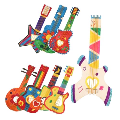 CLISPEED 8 Stück Teiliges Holz gitarren dekorationen zum Bemalen Pappel holz Unvollendet mit Glatten Kanten DIY Bastelset für Musik partys Geburtstagsfeiern und Kreative Holzkunst CLISPEED 8 Stück Teiliges Holz gitarren dekorationen zum Bemalen Pappel holz Unvollendet mit Glatten Kanten DIY Bastelset für Musik partys Geburtstagsfeiern und Kreative Holzkunst von CLISPEED