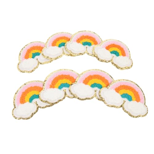 CLISPEED 8 Stück Teiliges Regenbogen Stickerei Patches zum Aufbügeln und Aufnähen Dekorative Bügelflicken für Kleidung Jacken Mützen Langlebige DIY Applikationen CLISPEED 8 Stück Teiliges Regenbogen Stickerei Patches zum Aufbügeln und Aufnähen Dekorative Bügelflicken für Kleidung Jacken Mützen Langlebige DIY Applikationen von CLISPEED