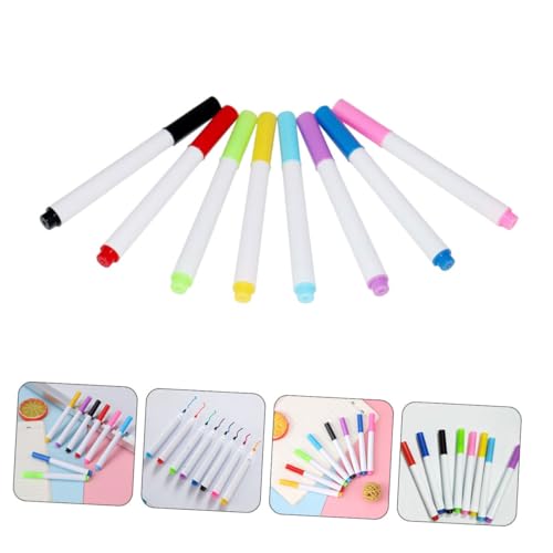 CLISPEED 8 Stück Teiliges Whiteboard Marker Abwischbare Wasserlösliche Filzstifte mit Leuchtenden Farben Wasserbasierte Magnetisch für Schreiben Zeichnen und Planen Whiteboards CLISPEED 8 Stück Teiliges Whiteboard Marker Abwischbare Wasserlösliche Filzstifte mit Leuchtenden Farben Wasserbasierte Magnetisch für Schreiben Zeichnen und Planen Whiteboards von CLISPEED