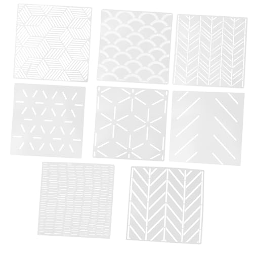 CLISPEED 8 Stück Teiliges Wiederverwendbares Geometrisches Wand schablonen Vielseitig für Wandmalerei Fenster Türen und Holz zum Streichen und Sprühen von Mustern Verschiedenen CLISPEED 8 Stück Teiliges Wiederverwendbares Geometrisches Wand schablonen Vielseitig für Wandmalerei Fenster Türen und Holz zum Streichen und Sprühen von Mustern Verschiedenen von CLISPEED