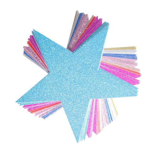 CLISPEED 80 Stück Teiliges Geburtstagsdekor Glitzernde Papier Fünfzackige Sterne Bunte Deko für Party Fenster Klassenzimmer CLISPEED 80 Stück Teiliges Geburtstagsdekor Glitzernde Papier Fünfzackige Sterne Bunte Deko für Party Fenster Klassenzimmer von CLISPEED