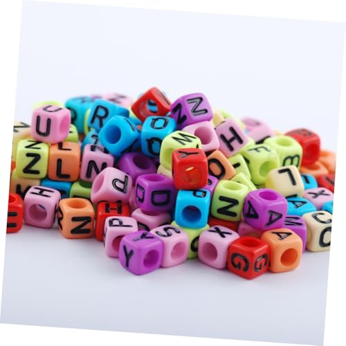 CLISPEED 800 Stück DIY Buchstabenperlen Bunte Acryl Herz perlen Quadratisch Leicht und Langlebig für Schmuckherstellung Armbänder Halsketten Bastelperlen CLISPEED 800 Stück DIY Buchstabenperlen Bunte Acryl Herz perlen Quadratisch Leicht und Langlebig für Schmuckherstellung Armbänder Halsketten Bastelperlen von CLISPEED