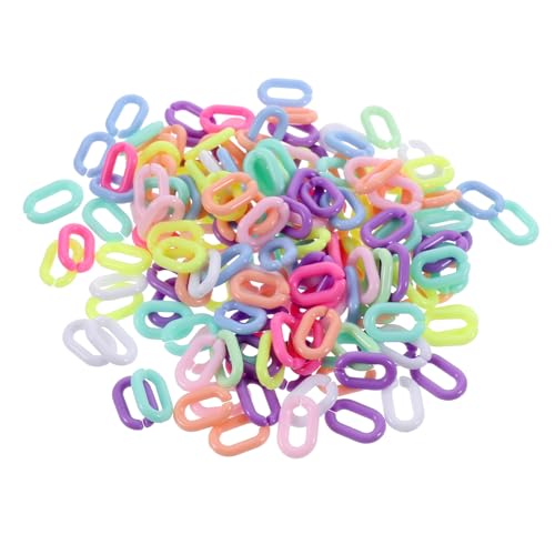 CLISPEED 800 Stück Teiliges Acryl Verbindungsringe Abnehmbare Bunte Kettenglieder DIY Schmuckverbinder für Taschenketten Handyketten und Armbänder Schnelles Öffnungsdesign Schadstofffrei CLISPEED 800 Stück Teiliges Acryl Verbindungsringe Abnehmbare Bunte Kettenglieder DIY Schmuckverbinder für Taschenketten Handyketten und Armbänder Schnelles Öffnungsdesign Schadstofffrei von CLISPEED