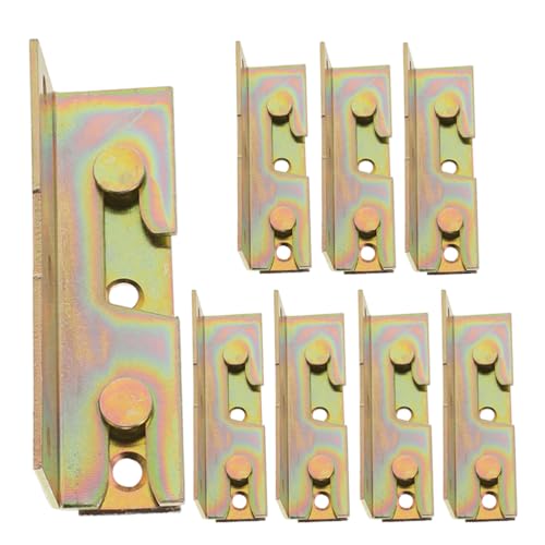 CLISPEED 8St Bettscharnier Bettbeschläge Betthardware Bettverbinder-Set Bettgestell Beschlag Bettschrauben-Set Bettgitterhalterungen aus Metall Bettgitter-Verbindungsbeschläge Eisen Golden CLISPEED 8St Bettscharnier Bettbeschläge Betthardware Bettverbinder-Set Bettgestell Beschlag Bettschrauben-Set Bettgitterhalterungen aus Metall Bettgitter-Verbindungsbeschläge Eisen Golden von CLISPEED