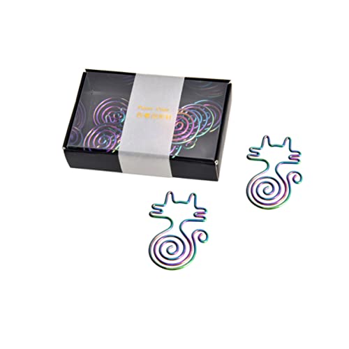 CLISPEED 8Stücke Teiliges Katzenmotiv Büroklammern Kreative und Niedliche Notizen Clips Plattenform für Büro und Schule als für Freunde von CLISPEED