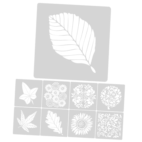 CLISPEED 9 Stück Teiliges Blumen und Schablonen aus Pet Wiederverwendbare Malvorlagen für Wand und DIY Kunst Große Schablonen für Personalisierte Wanddekoration und Kreative Acrylmalerei CLISPEED 9 Stück Teiliges Blumen und Schablonen aus Pet Wiederverwendbare Malvorlagen für Wand und DIY Kunst Große Schablonen für Personalisierte Wanddekoration und Kreative Acrylmalerei von CLISPEED