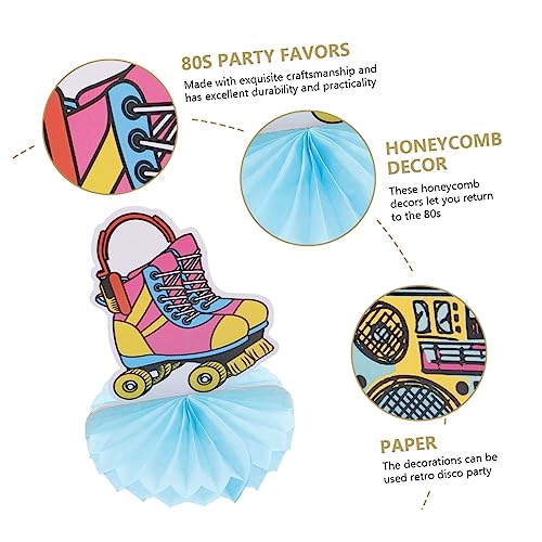 CLISPEED 9 Stück Teiliges Jahre Party Dekorationsset Honeycomb Tischaufsätze aus Papier Retro Mottoparty Deko Vintage Bienenwaben Mittelstücke für Unvergessliche CLISPEED 9 Stück Teiliges Jahre Party Dekorationsset Honeycomb Tischaufsätze aus Papier Retro Mottoparty Deko Vintage Bienenwaben Mittelstücke für Unvergessliche von CLISPEED