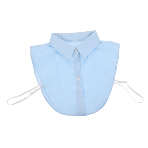 CLISPEED Abnehmbarer Falscher Hemdkragen Damen Elastischer All match Fake Collar Verstellbarer Blusenkragen Einsatz Teilweise Shirt Zubehör Modischer Stehkragen für Jahreszeiten von CLISPEED