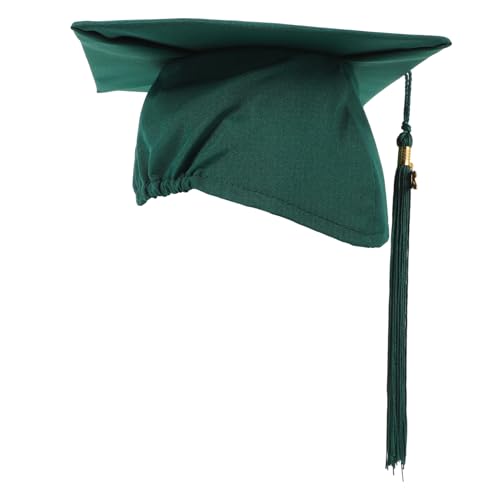CLISPEED Abschlusshut Hat Abschlussparty Senior Hüte Abschlusskappen Zubehör Abschlusskappen Begleiter Diplomkappe Abschlusszylinder Partyhüte Graduiertenhut Dunkelgrünes CLISPEED Abschlusshut Hat Abschlussparty Senior Hüte Abschlusskappen Zubehör Abschlusskappen Begleiter Diplomkappe Abschlusszylinder Partyhüte Graduiertenhut Dunkelgrünes von CLISPEED