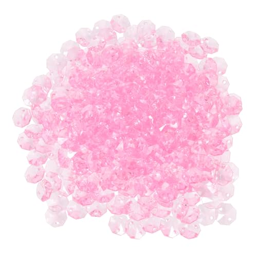CLISPEED Acryl Lose Oktagonal Perlen Beutel DIY Schmuckbasteln Einzigartige Flache Perlen zum Auffädeln für DIY Girlanden und Handgefertigte Armbänder von CLISPEED