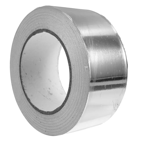 CLISPEED Aluminiumfolie Klebeband Hitzebeständig Selbstklebend Isolierend für Elektrische Reparaturen und Fußbodenheizung Dämmung CLISPEED Aluminiumfolie Klebeband Hitzebeständig Selbstklebend Isolierend für Elektrische Reparaturen und Fußbodenheizung Dämmung von CLISPEED