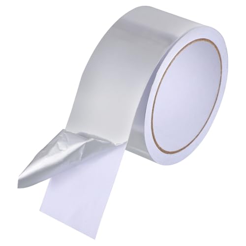 CLISPEED Aluminiumfolie Klebeband Selbstklebend Hitzebeständig Isolierband für Lüftungskanäle Abgas Reparatur Dichtband für Haushalt und Industrie CLISPEED Aluminiumfolie Klebeband Selbstklebend Hitzebeständig Isolierband für Lüftungskanäle Abgas Reparatur Dichtband für Haushalt und Industrie von CLISPEED