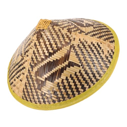 CLISPEED Bamboo Woven Cap für Cosplay Leichte und Robuste Asiatische Kopfbedeckung für Bühnenaufführungen Partys und Maskeraden Geeignet für Erwachsene und Stilvolles Accessoire aus CLISPEED Bamboo Woven Cap für Cosplay Leichte und Robuste Asiatische Kopfbedeckung für Bühnenaufführungen Partys und Maskeraden Geeignet für Erwachsene und Stilvolles Accessoire aus von CLISPEED