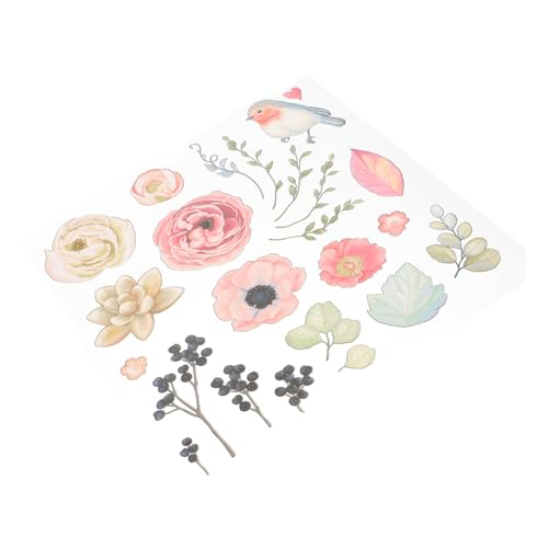 CLISPEED Blumen und Vogel Bügelbild Iron Transfer Aufnäher für T Shirts Kleidung DIY Wärmetransfer Vinyl Waschbeständig und Zuschneidbar CLISPEED Blumen und Vogel Bügelbild Iron Transfer Aufnäher für T Shirts Kleidung DIY Wärmetransfer Vinyl Waschbeständig und Zuschneidbar von CLISPEED