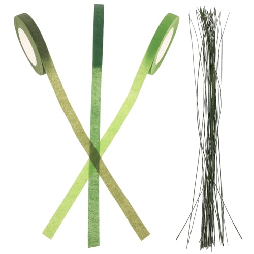 CLISPEED Blumendraht und Klebeband Robustes DIY Floristenband mit Starkem Kleber Teiliges Blumensteckdraht und Papierband für Blumenarrangements Hochzeit Bastelprojekte CLISPEED Blumendraht und Klebeband Robustes DIY Floristenband mit Starkem Kleber Teiliges Blumensteckdraht und Papierband für Blumenarrangements Hochzeit Bastelprojekte von CLISPEED